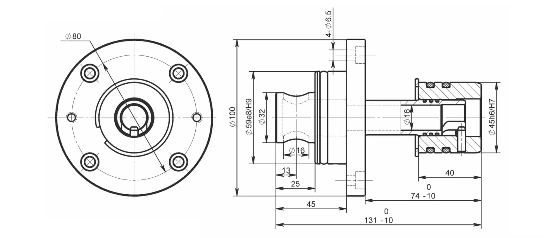 CKM020A rotary joint DRAW