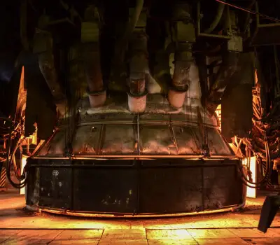 Metallurgy rotary joint
