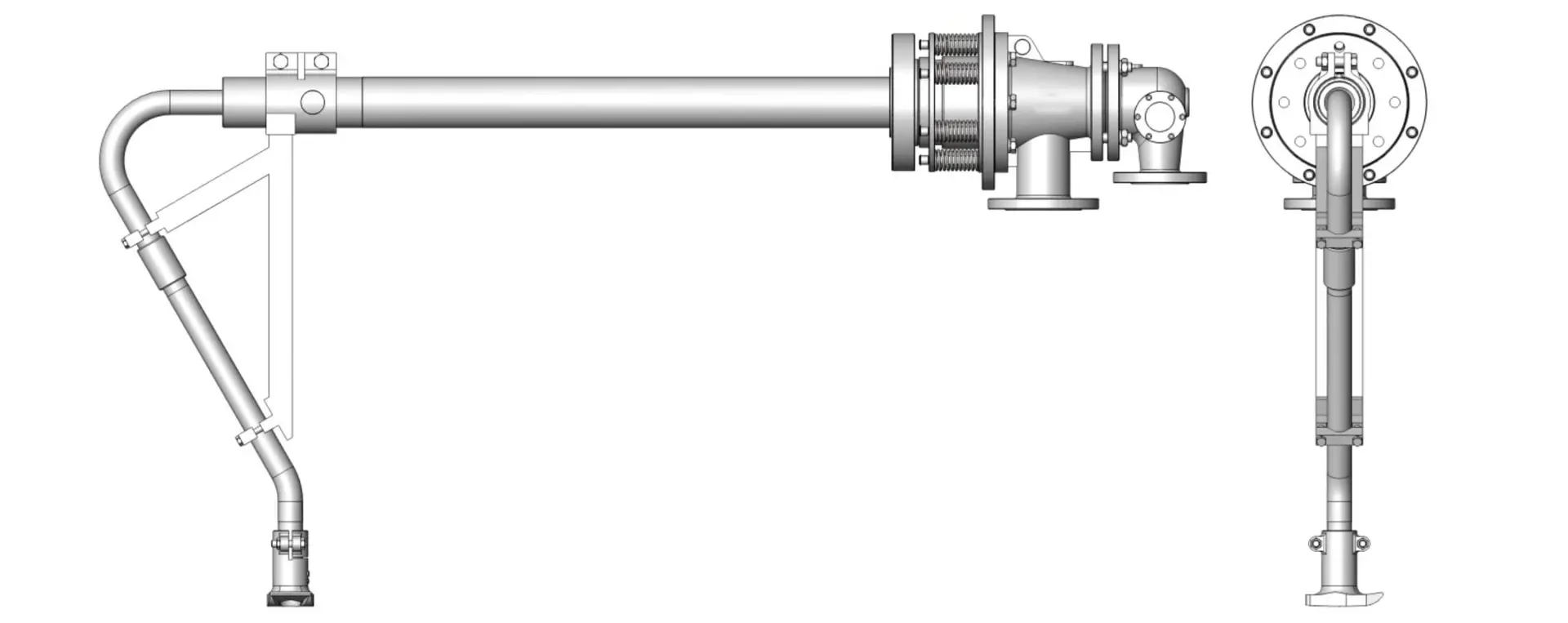 PS rotary joint installation
