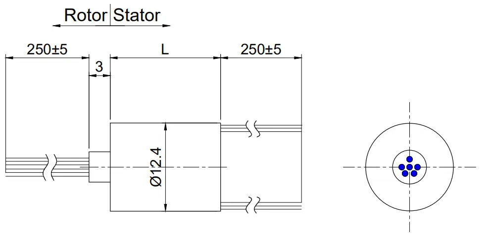 WDM012C slipring draw