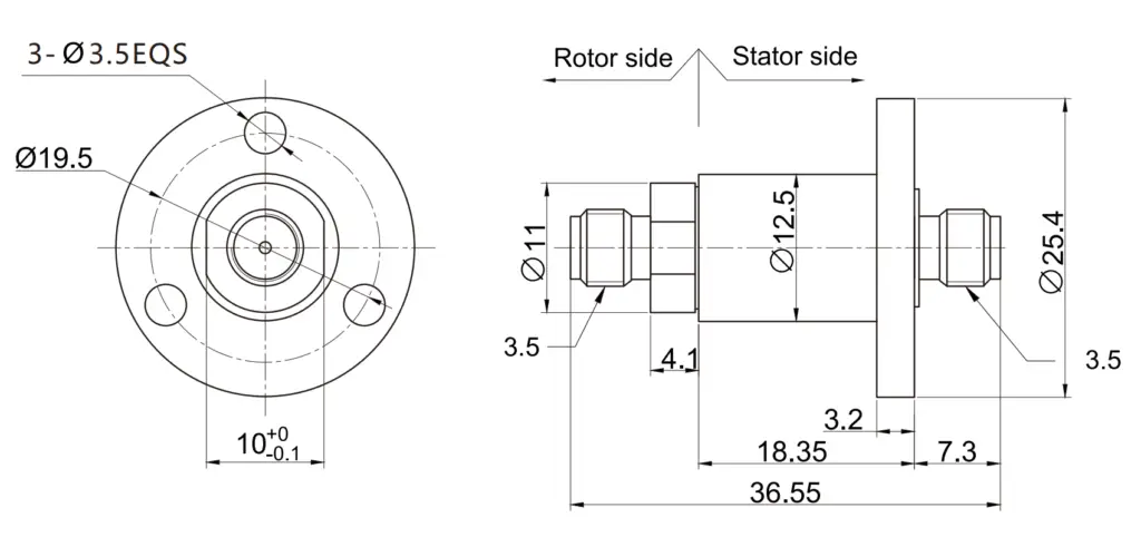 WDRF-SMA-18GI-01 drawing