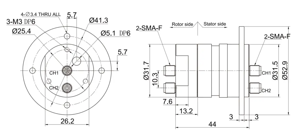 WDRF-SMA-4.5G-02B drawing
