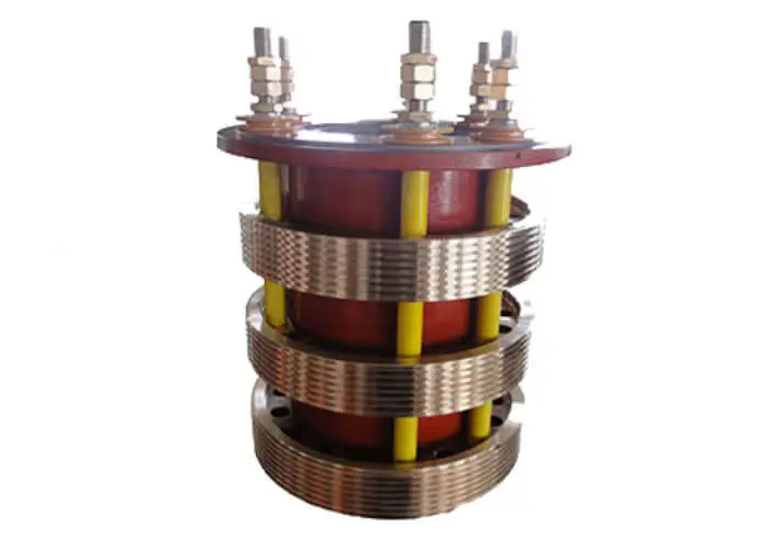 High Current/Voltage Slip Ring 1 carbon brushes slip ring