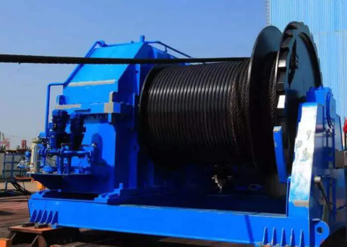 shipboard winch slip ring