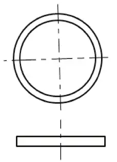 Schematic diagram of AgCuV alloy conductive slip ring